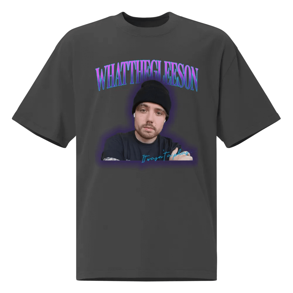 WhatTheGleeson 90s Bootleg Oversized T Shirt product image (1)