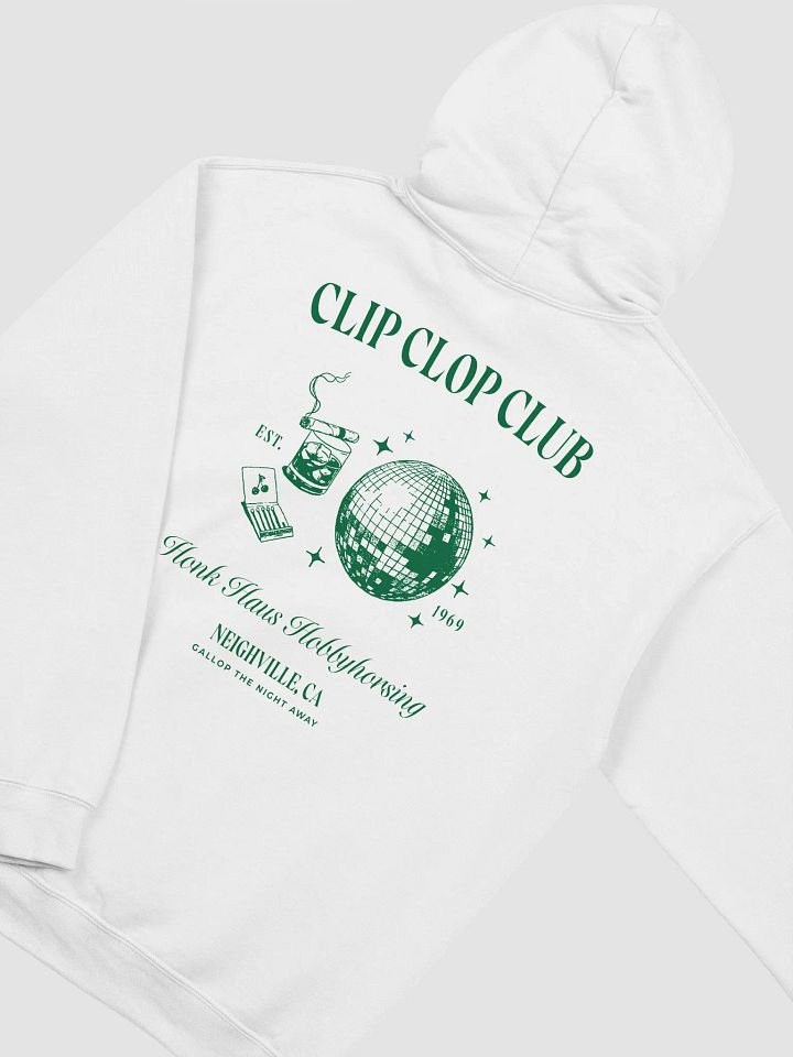 clip clop club printed hoodie product image (1)