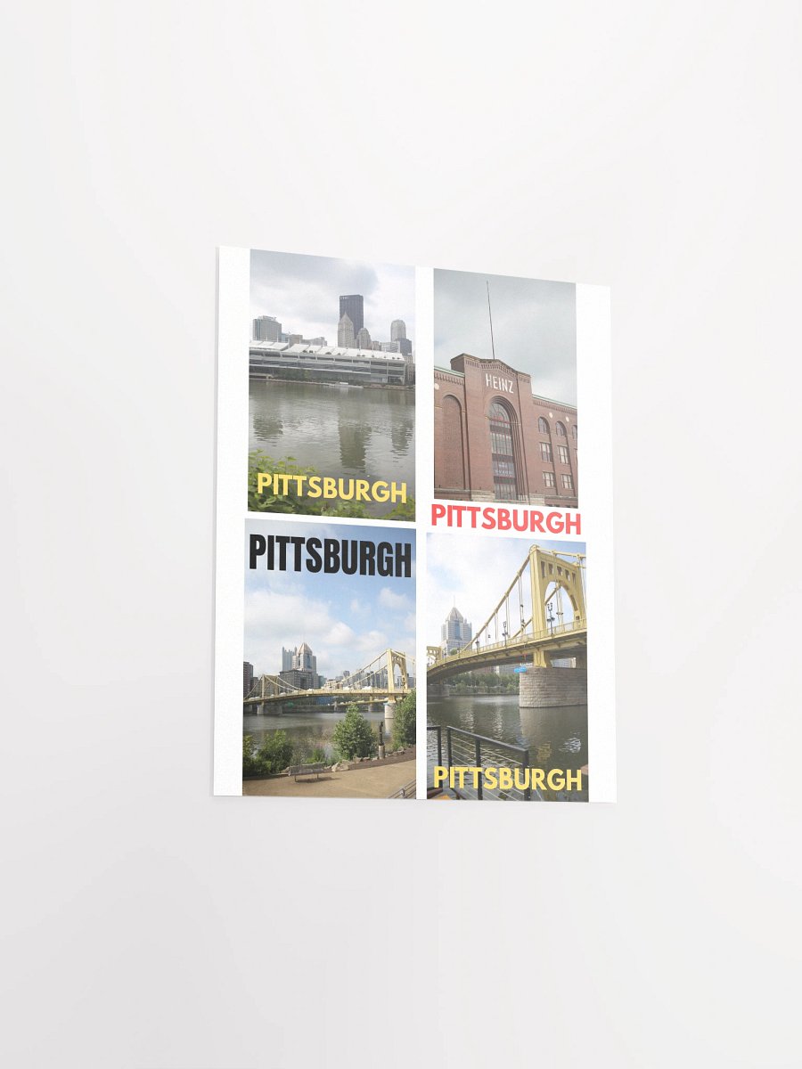 Pittsburgh - City Scenes Collage - poster product image (11)
