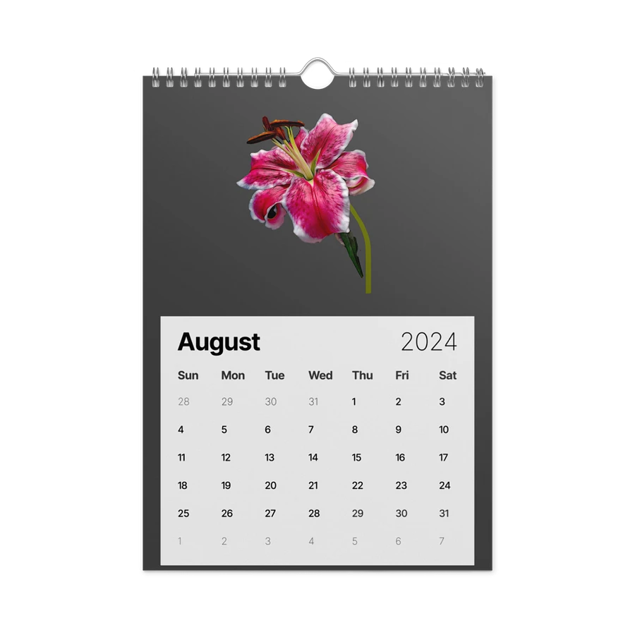 Isolated Flowers 2024 Calendar product image (5)