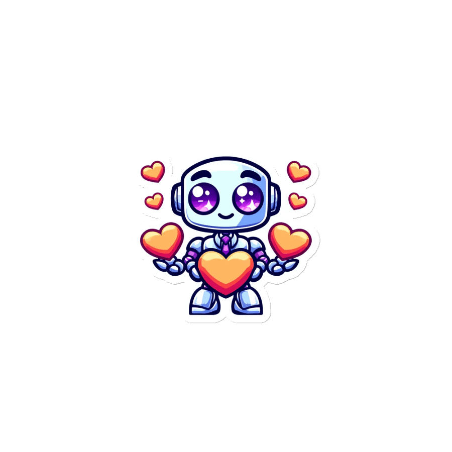 Heartfelt Robot Magnets product image (1)