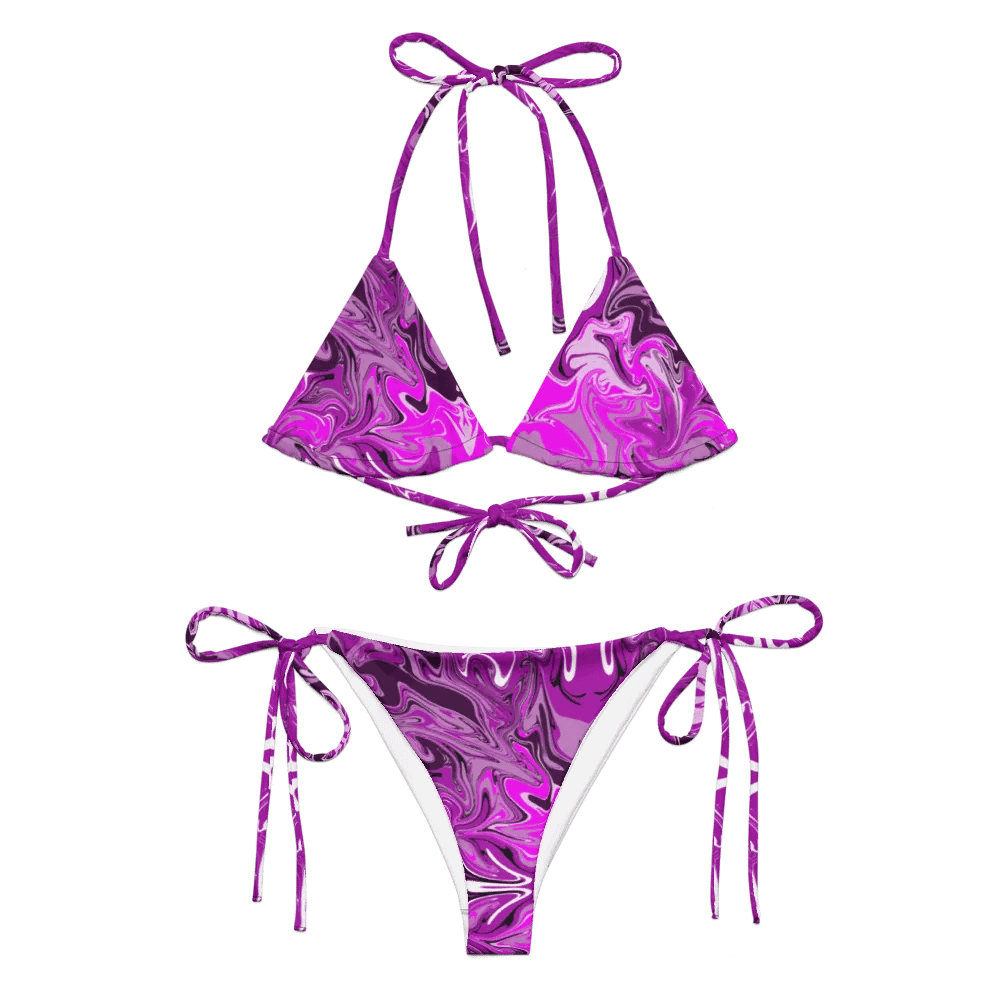 Pink Marbled Bikini Set product image (2)