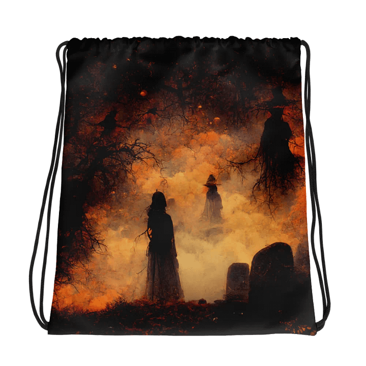 Mystical Forest All-Over Drawstring Bag product image (1)