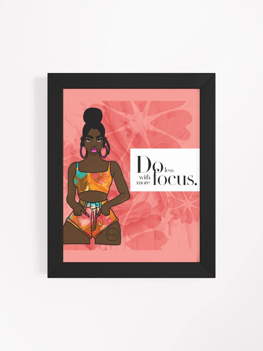 Focused Confidence Framed Poster product image (4)