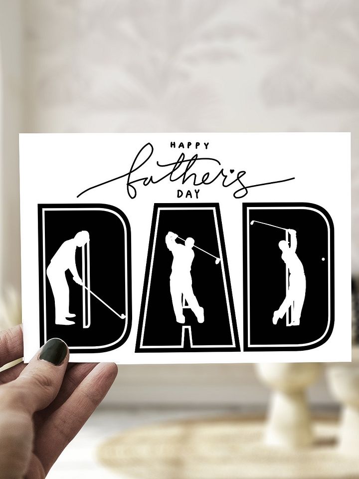 DAD Golfers Father's Day Card product image (1)
