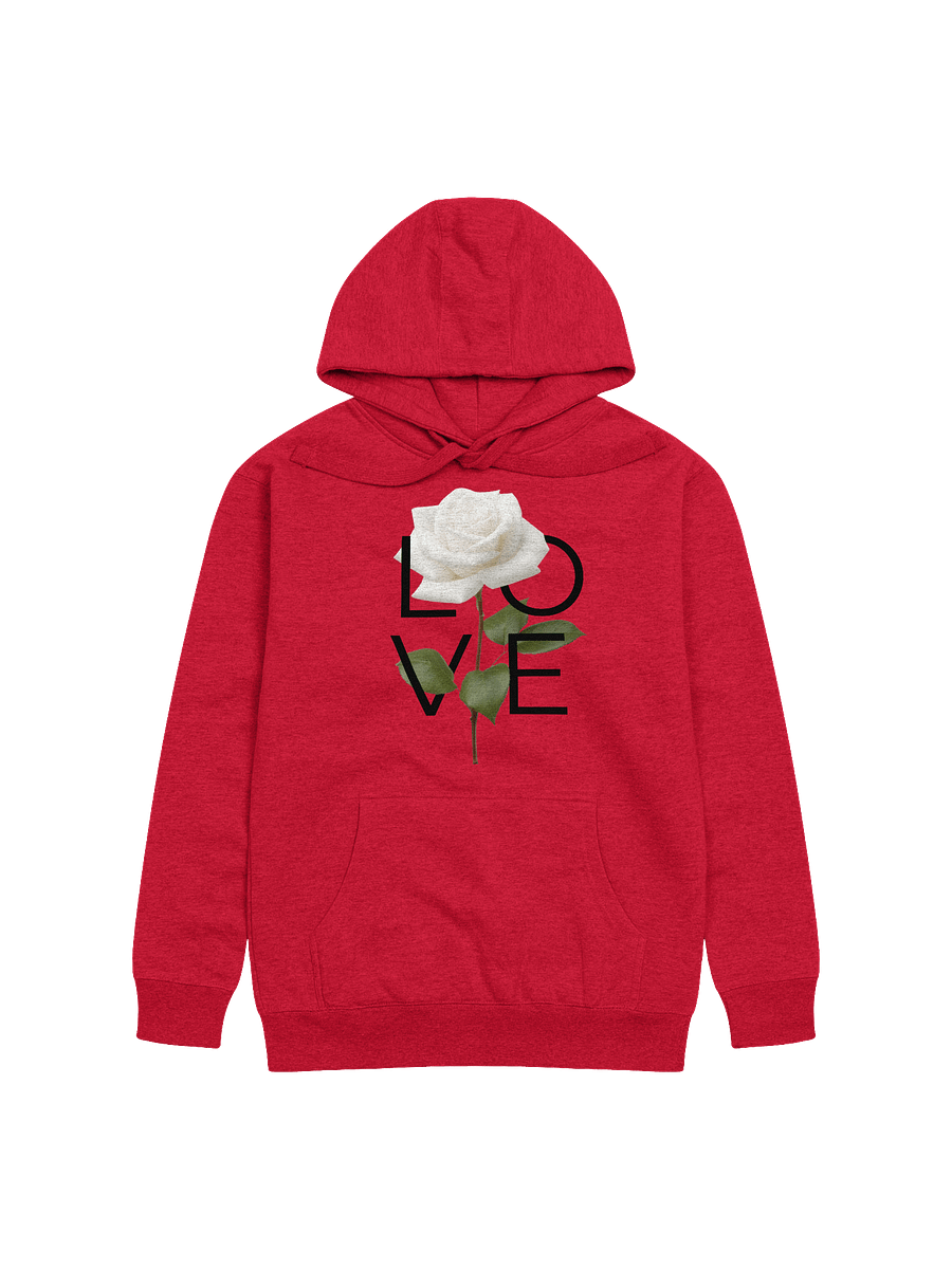 LOVE Rose Hoodie – A Cozy Blend of Strength and Beauty product image (1)