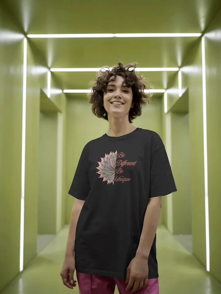 Unique Colourful Flower Unisex Eco T-Shirt product image (1)