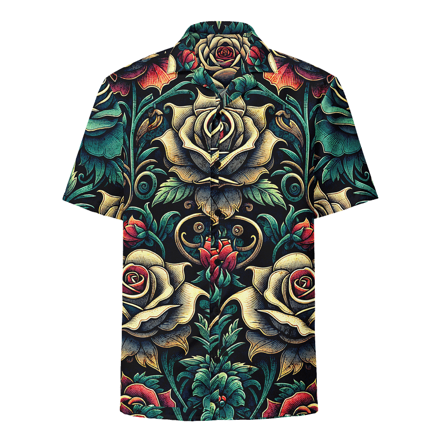 Rose Tropical Breeze Hawaiian Shirt product image (1)