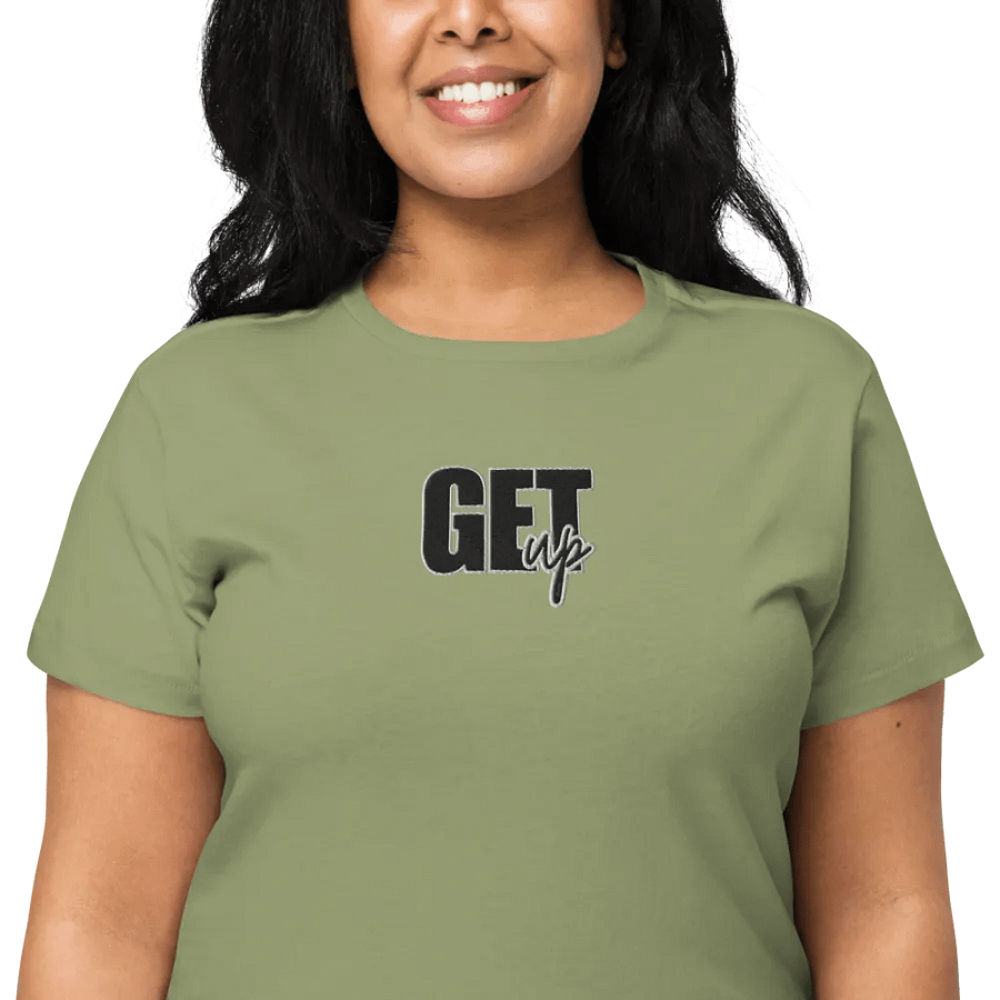Get Up and Follow Woman's Cotton Tee product image (1)