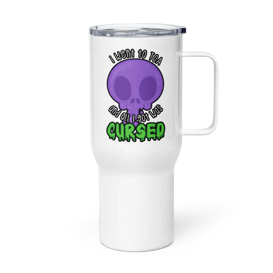 All I Got Was Cursed - Warlock - Travel Mug w/Handle product image (3)
