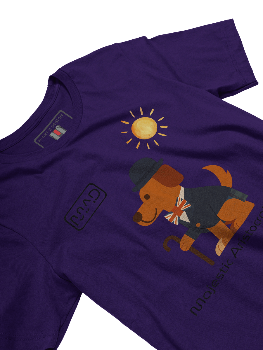 Majestic Aristocratic Dog – Noble Pup Tee – MAD Style - M-Art & Design product image (24)