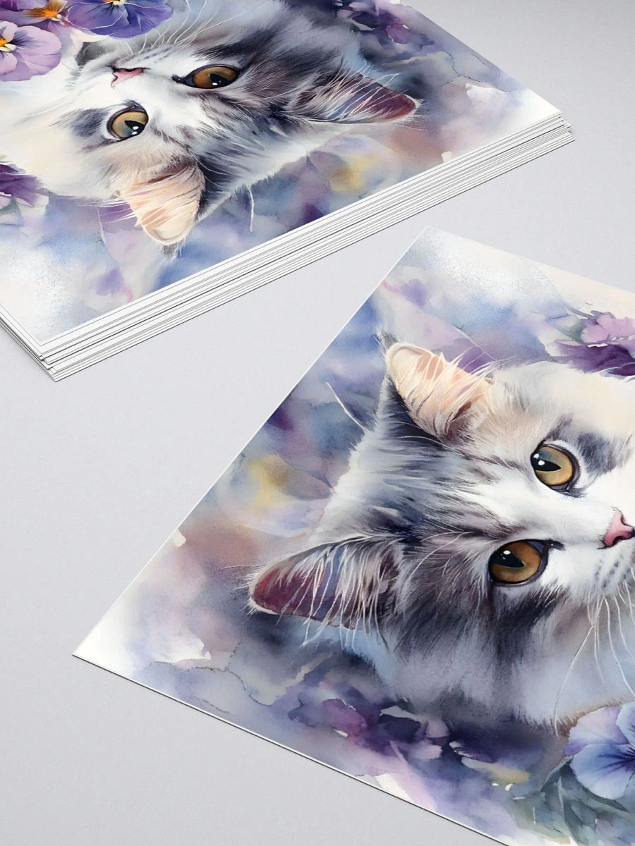 Pansy Cat Stickers product image (4)