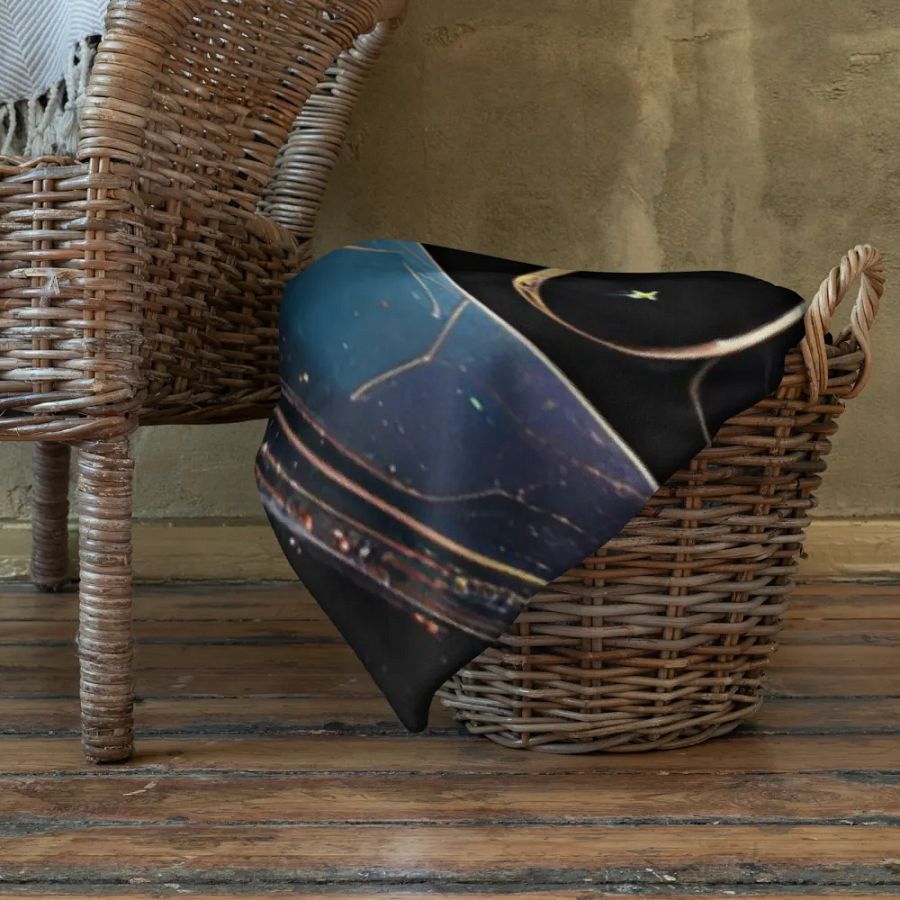 Cosmic Feline Dream Throw Blanket product image (11)