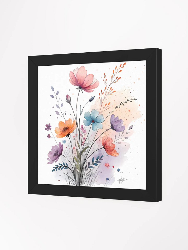 Whimsical Wildflower Watercolor Poster product image (26)