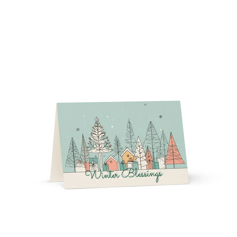 Winter Blessings, Winter Holiday Card product image (1)