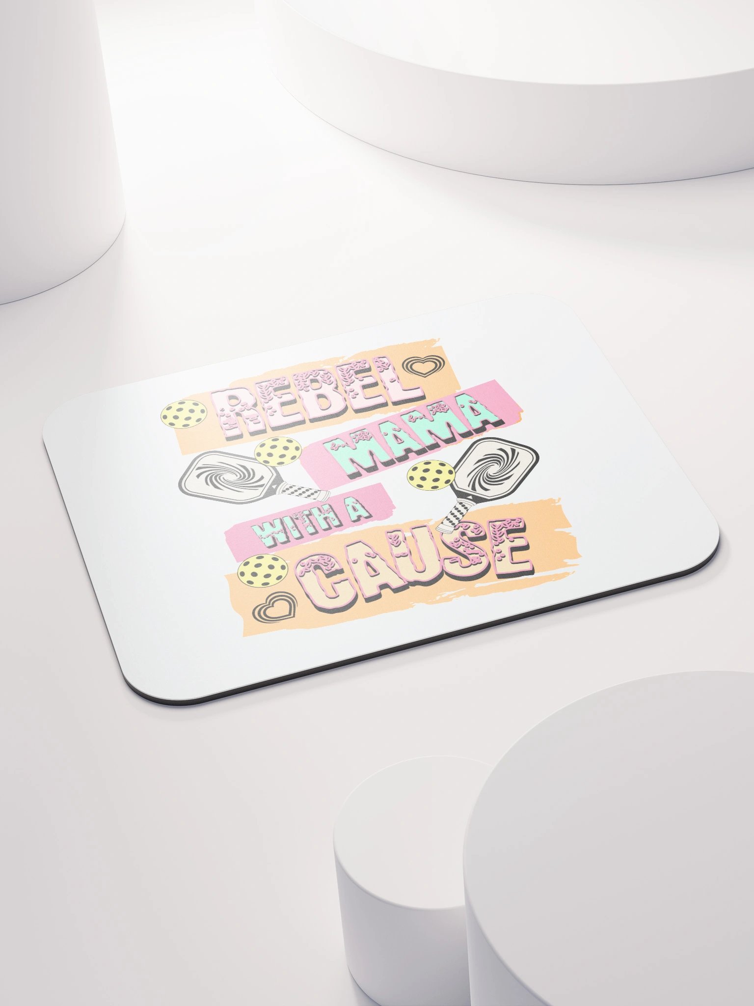 Rebel Mama With A Cause Pickleball Mouse Pad product image (4)