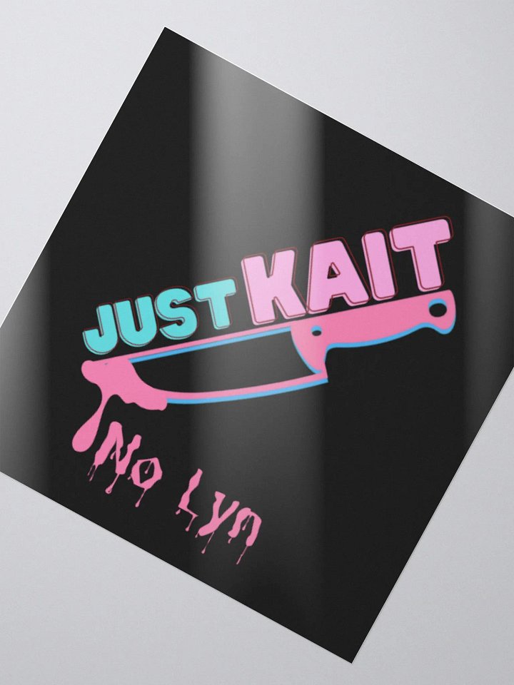 Black JustKaitNoLyn Sticker product image (2)