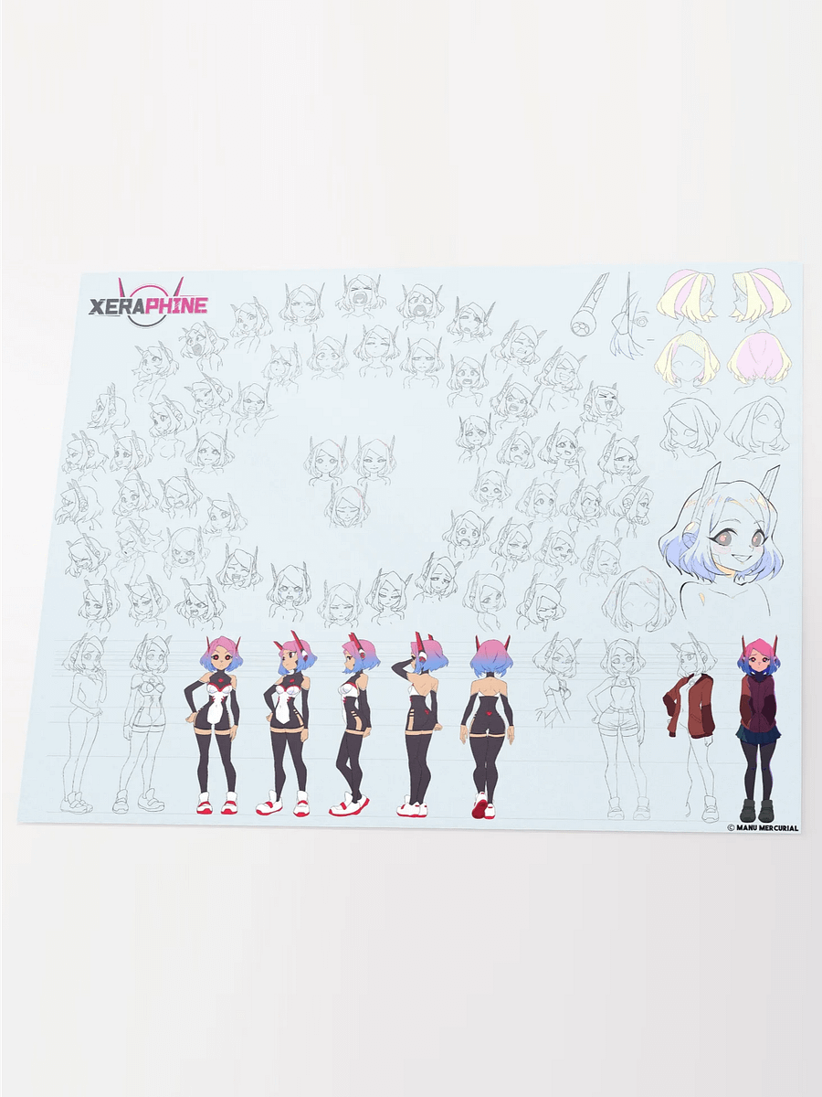 Xeraphine Official Character Sheet Poster product image (4)