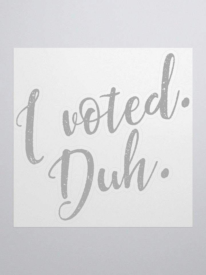 I voted Sticker product image (1)