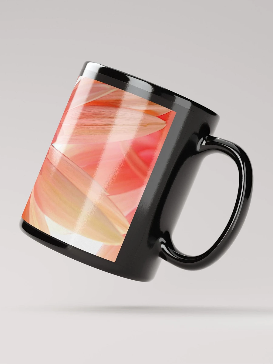 Ethereal Pink Daisy Black Coffee Mug product image (4)