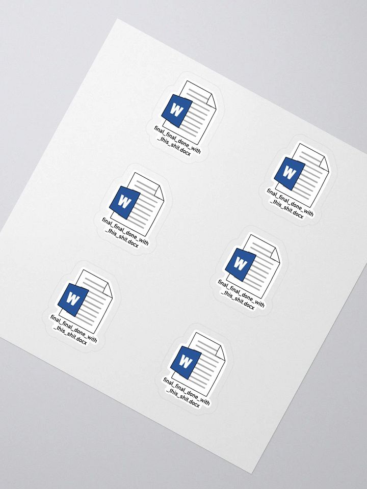 Final Name Sticker (MEDIUM Sheet) product image (2)