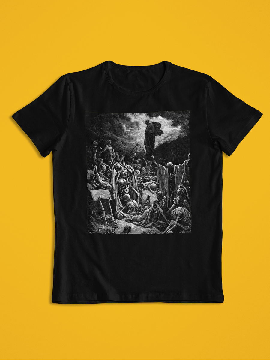 Vision of the Valley of Dry Bones Gustave Dore Bible Illustration Unisex T-Shirt product image (1)