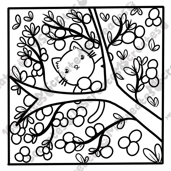 Apple Picking coloring page product image (2)