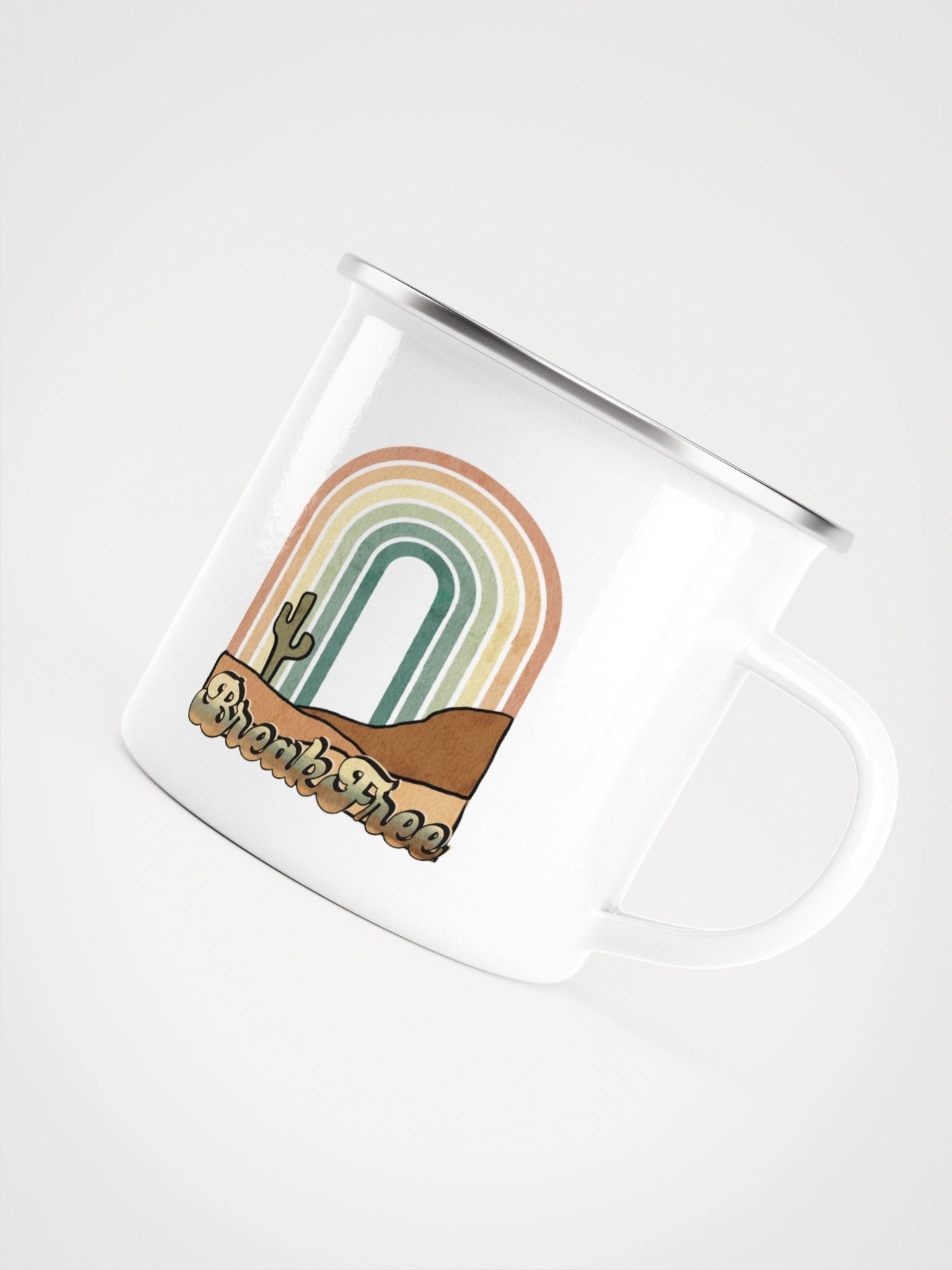 Break Free Enamel Camping Mug product image (5)