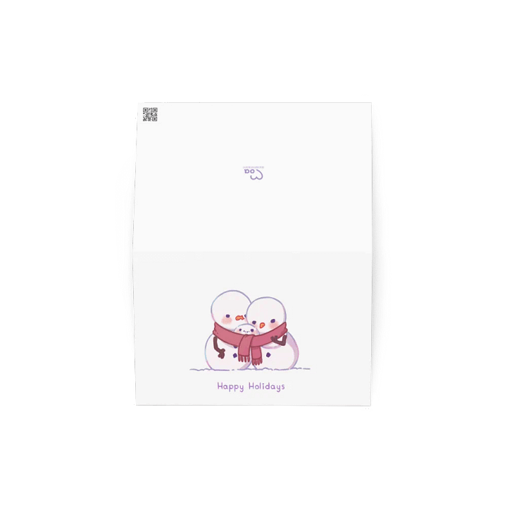 Snowy Hug Holiday Card product image (2)