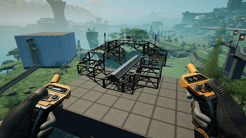 Satisfactory Train Line Support