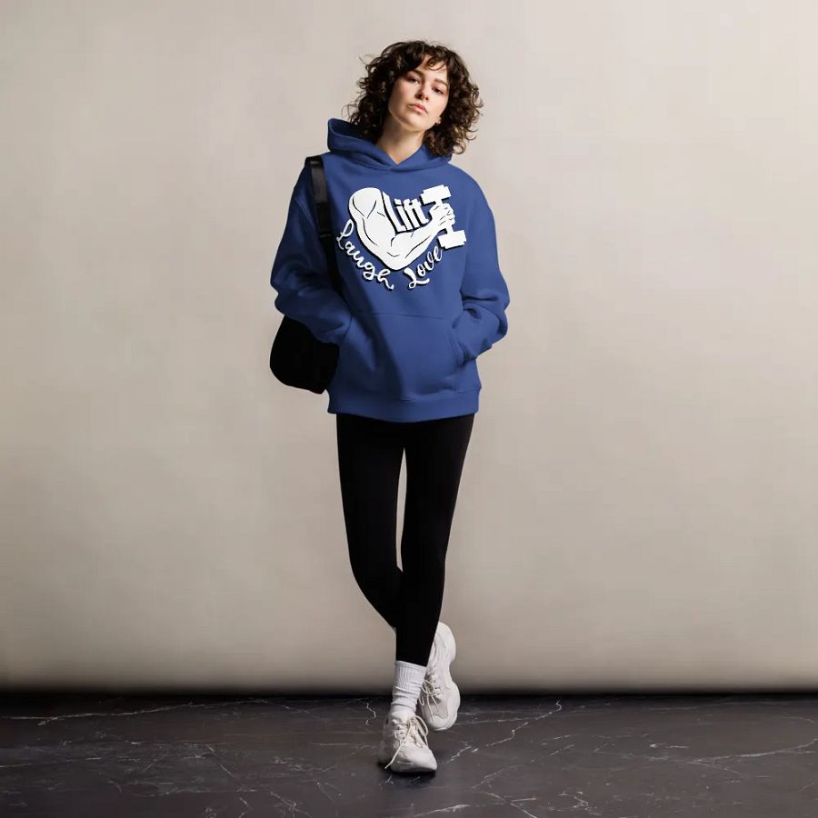 Lift Laugh Love Light Mode Flex Pump Cover Hoodie product image (28)