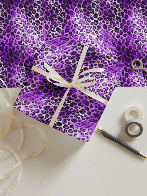 Purple Leopard Pattern Paper product image (4)