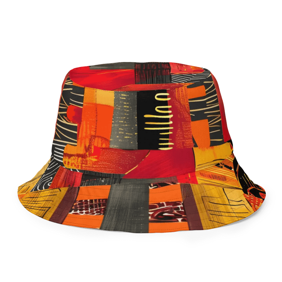 Tribal Fusion: African Tribal Seamless Patterns Reversible Bucket Hat product image (1)
