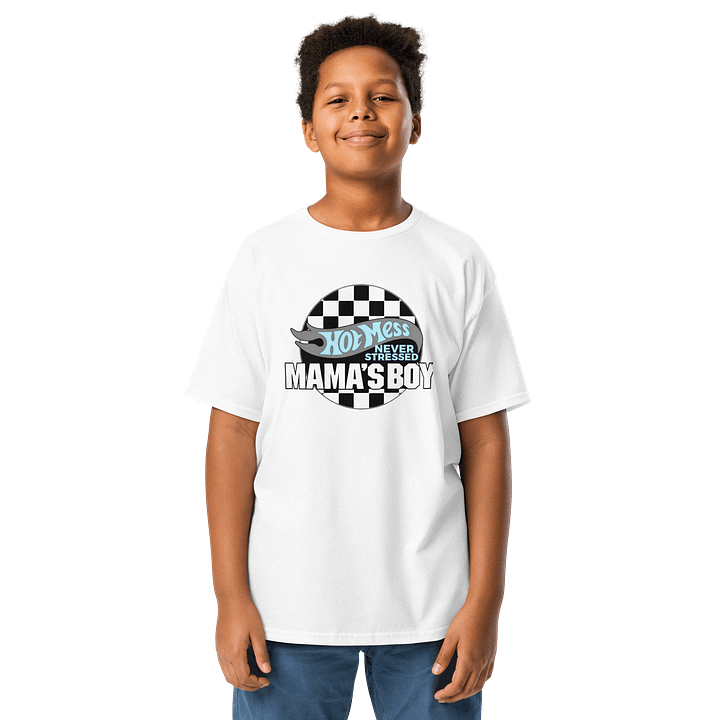 Mama's Boy Hot Mess Youth Tee product image (1)