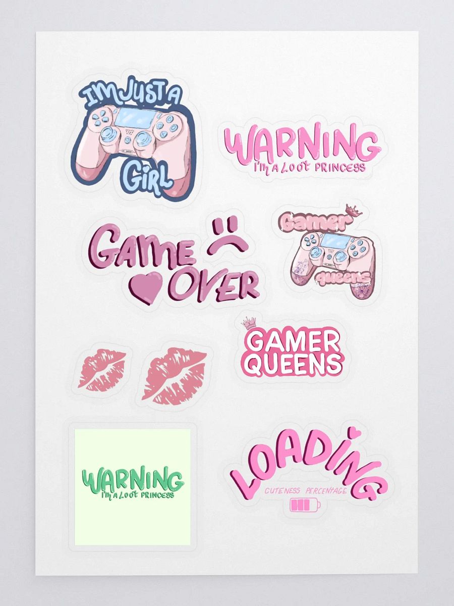 GAMER QUEENS sticker page 2 product image (3)