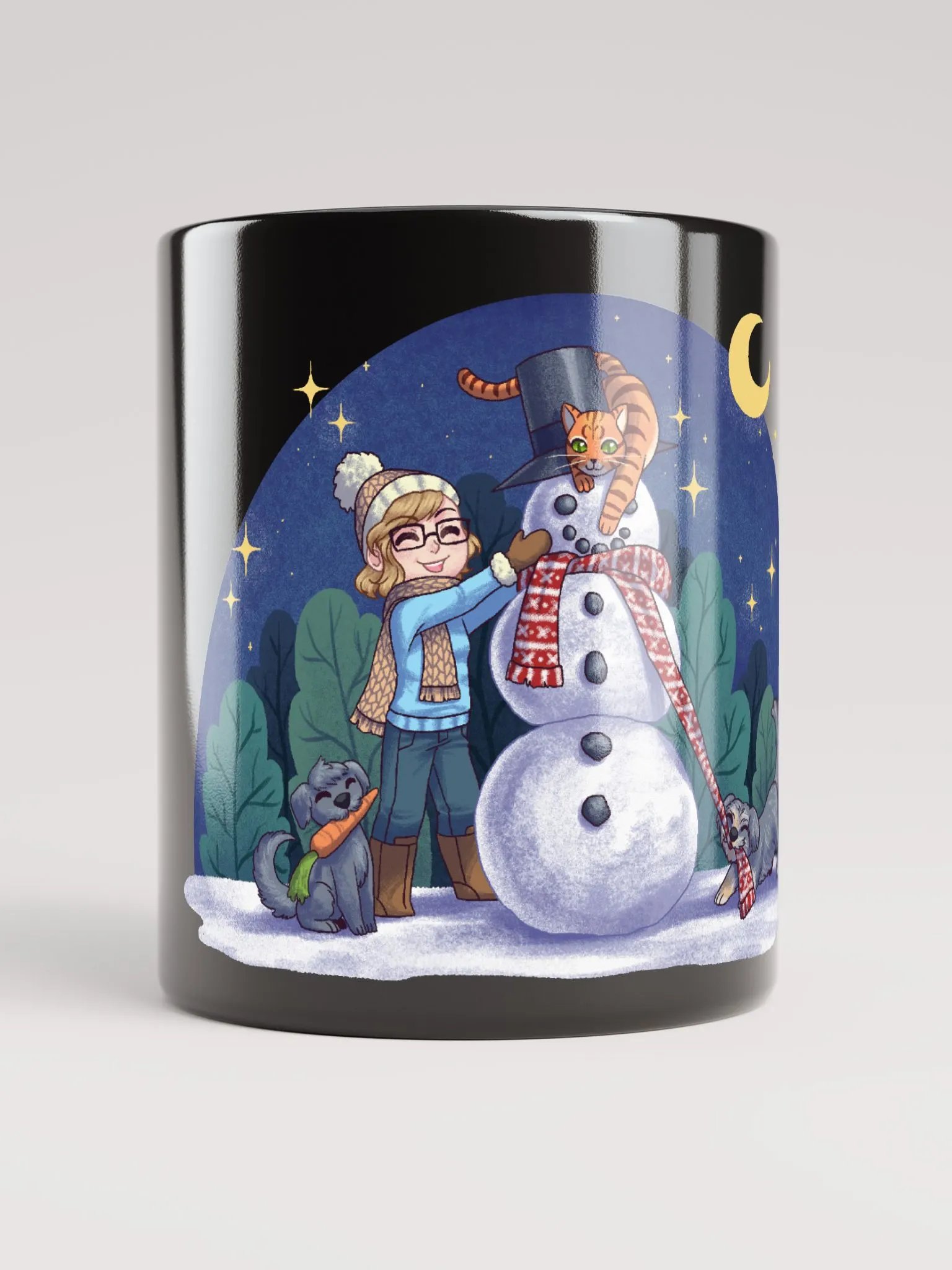 Winter Time Mug (Black/Black) ⭐[Limited Edition] product image (1)