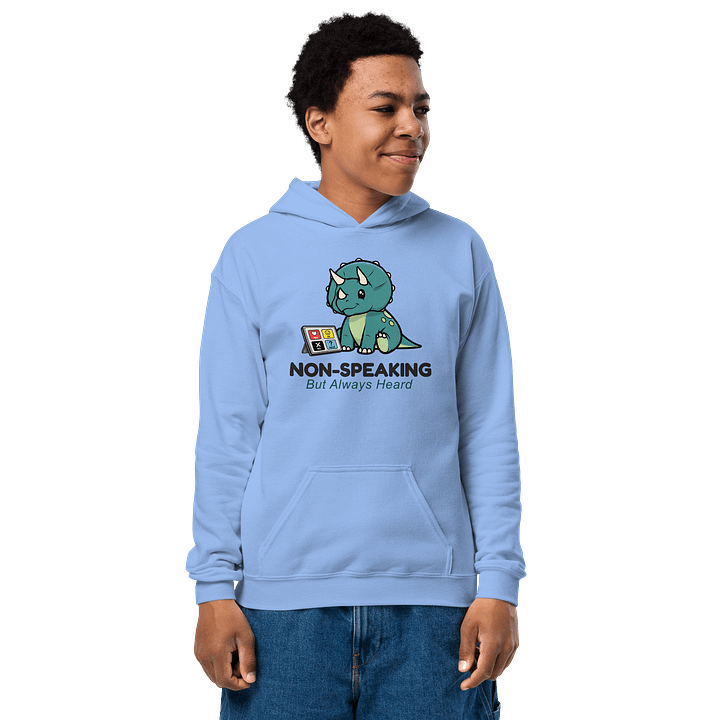 Non-Speaking, But Always Heard - Youth Hoodie product image (1)