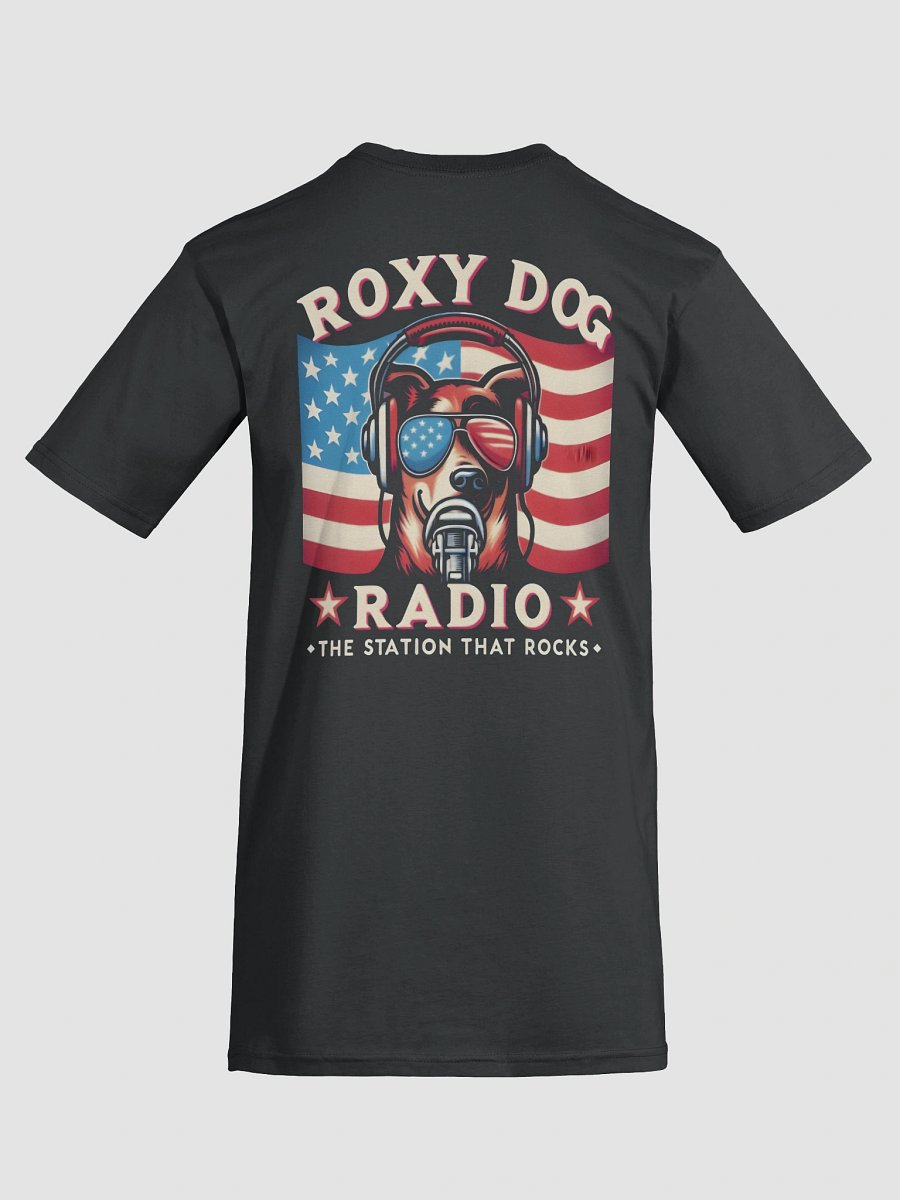 Roxy Dog American Flag Custom T-Shirt product image (1)