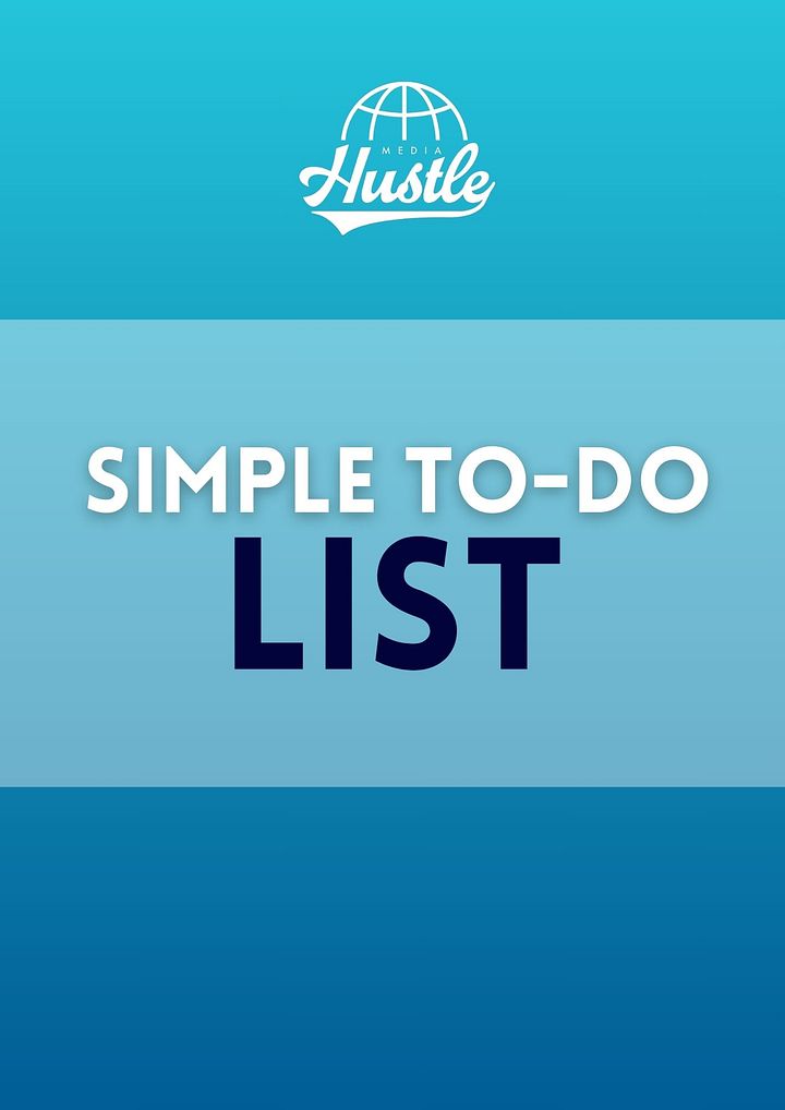 Simple To-Do List - Media Hustle product image (2)
