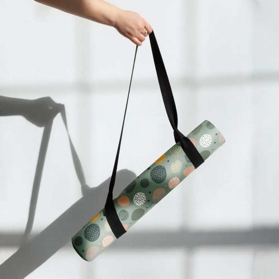 Green Boho Yoga Mat by Treasure Pie product image (8)