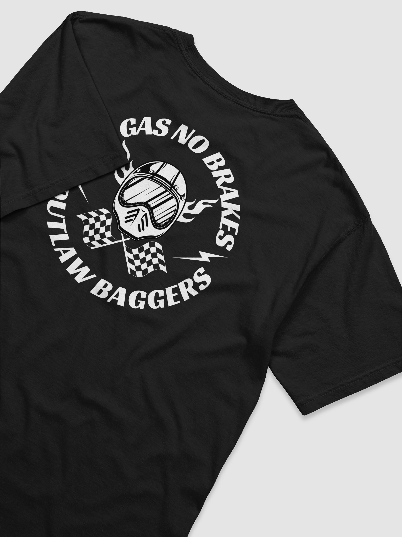 Outlaw Baggers All Gas No Brakes Tee product image (5)