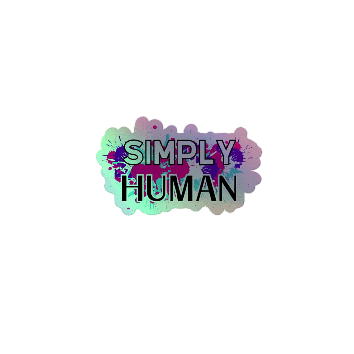 Simply Human Sticker product image (1)