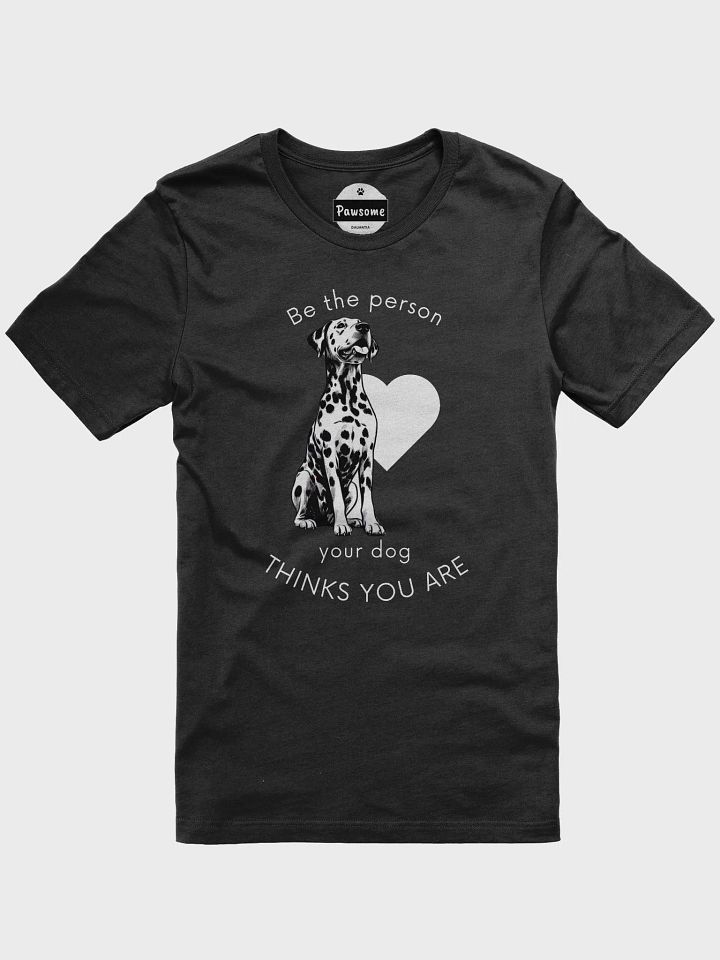 Spotted Happiness Dalmatian Black T-Shirt product image (1)