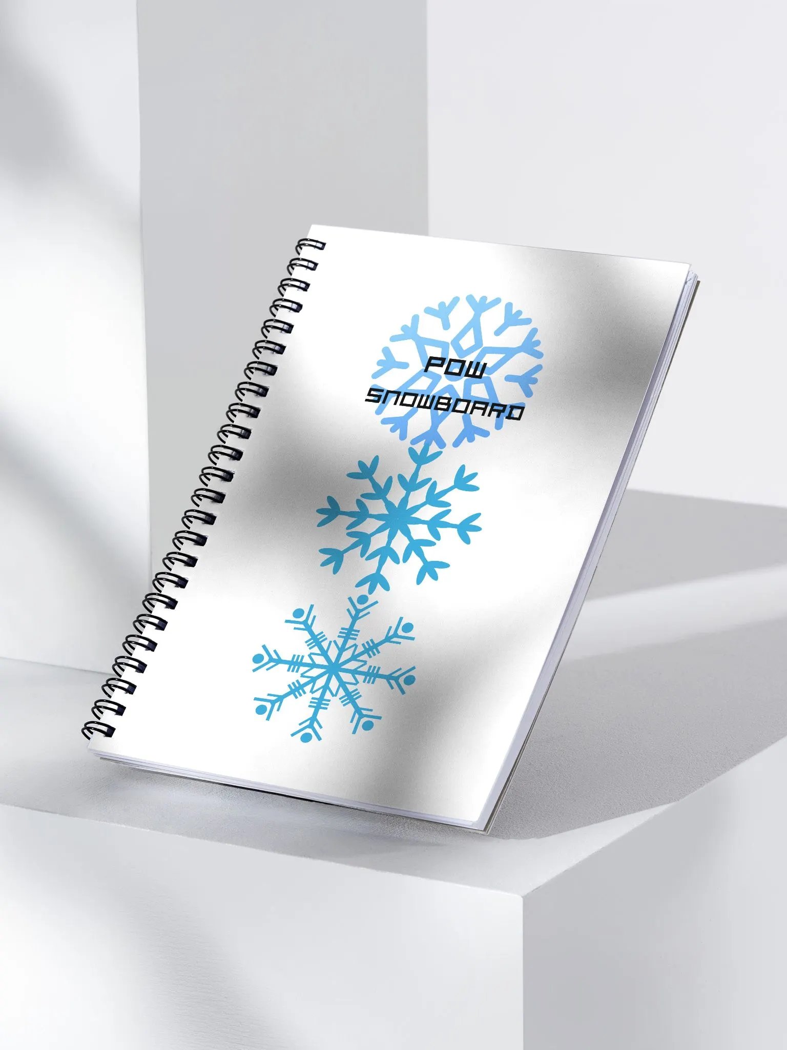 Snowflake Symphony Spiral Notebook product image (3)