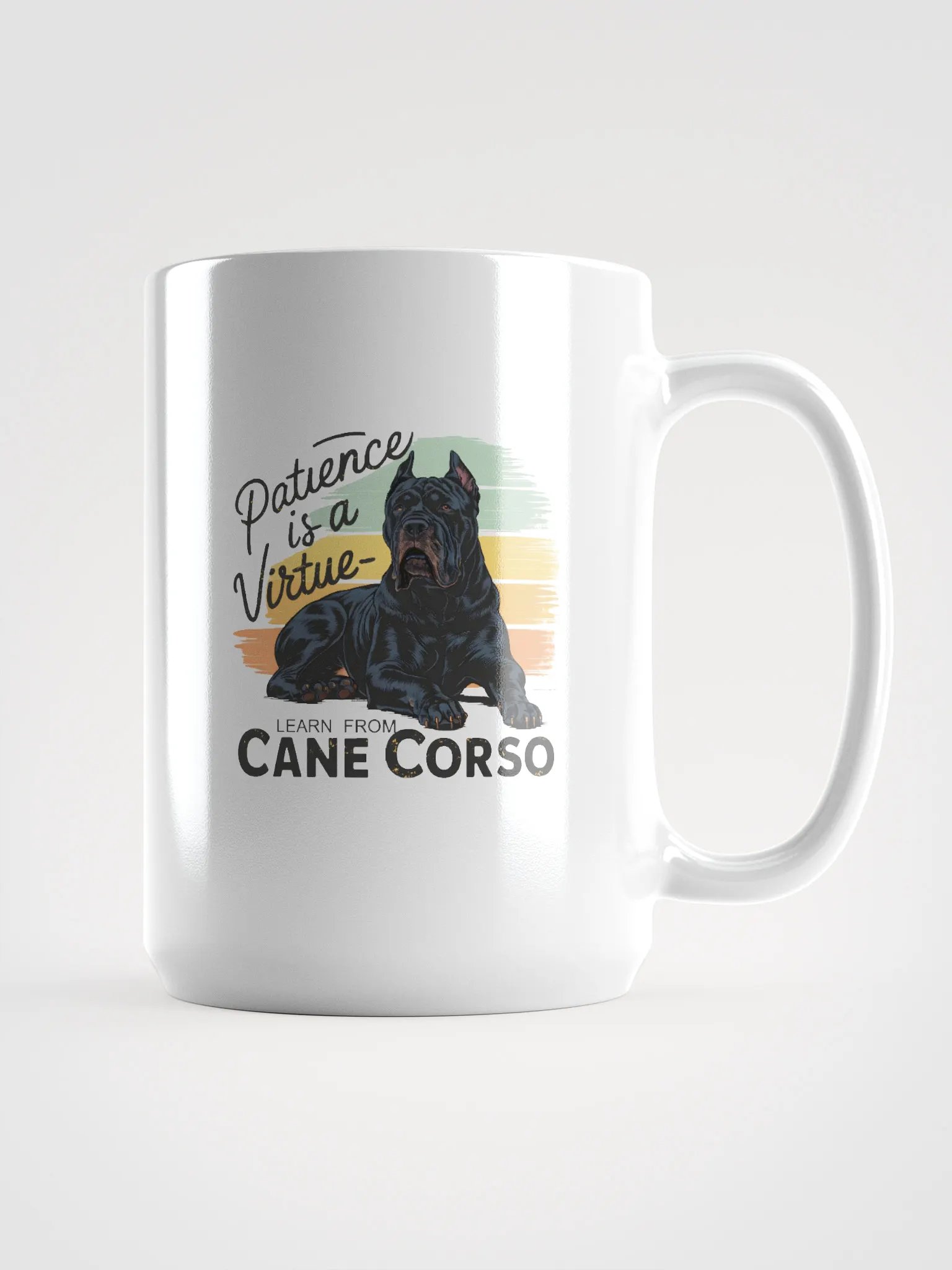 Patience Is a Virtue – Learn from Cane Corso Mug product image (1)