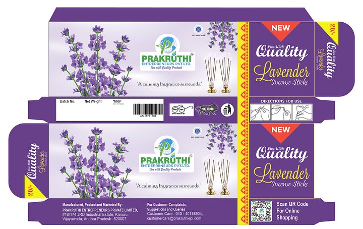 Qualit Agarbatti (Lavender Flaour) Pack of 2 product image (2)