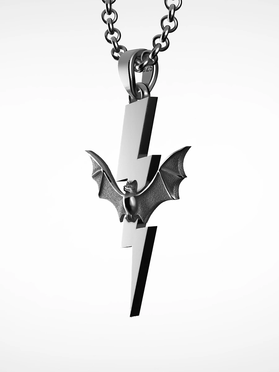 Bat & Lightning Bolt Necklace product image (4)