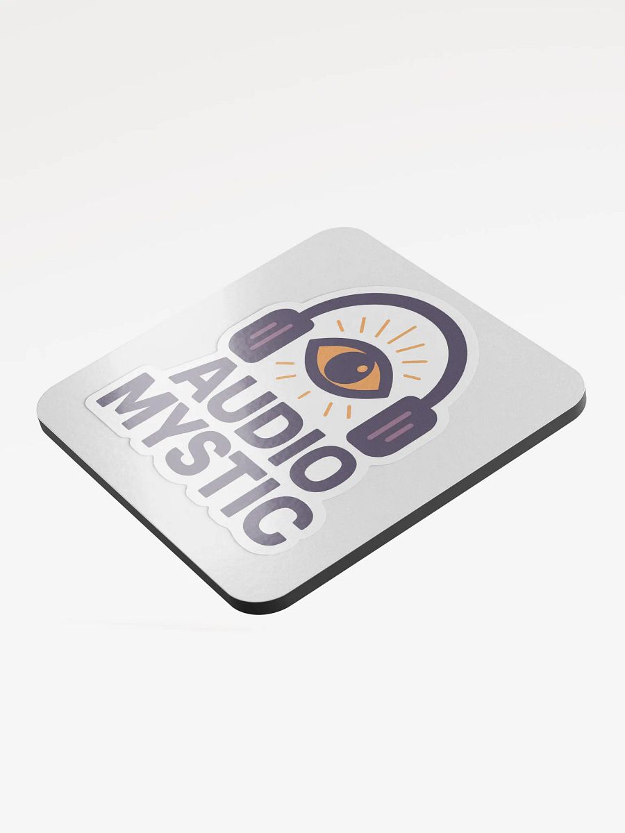 AUDIO MYSTIC — Headphones of Higher Perception Coaster product image (3)