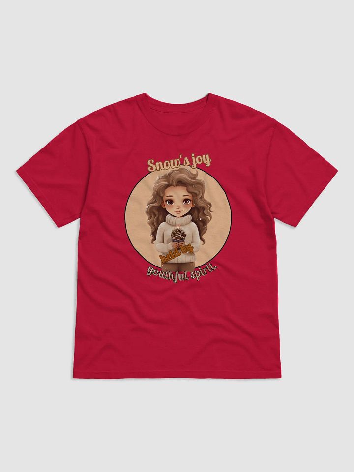 Snow's joy hold by Youthful sprit_ T-shirt design product image (1)