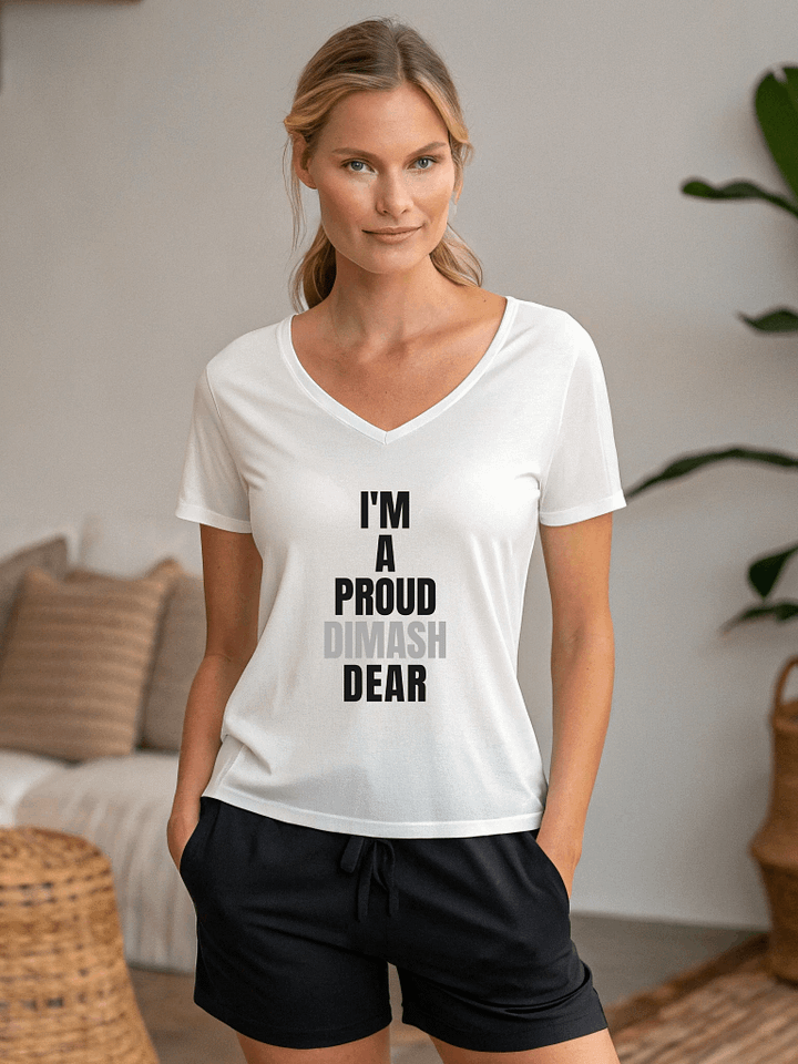 Singer From Kazakhstan Bella Canvas Unisex V-Neck product image (2)